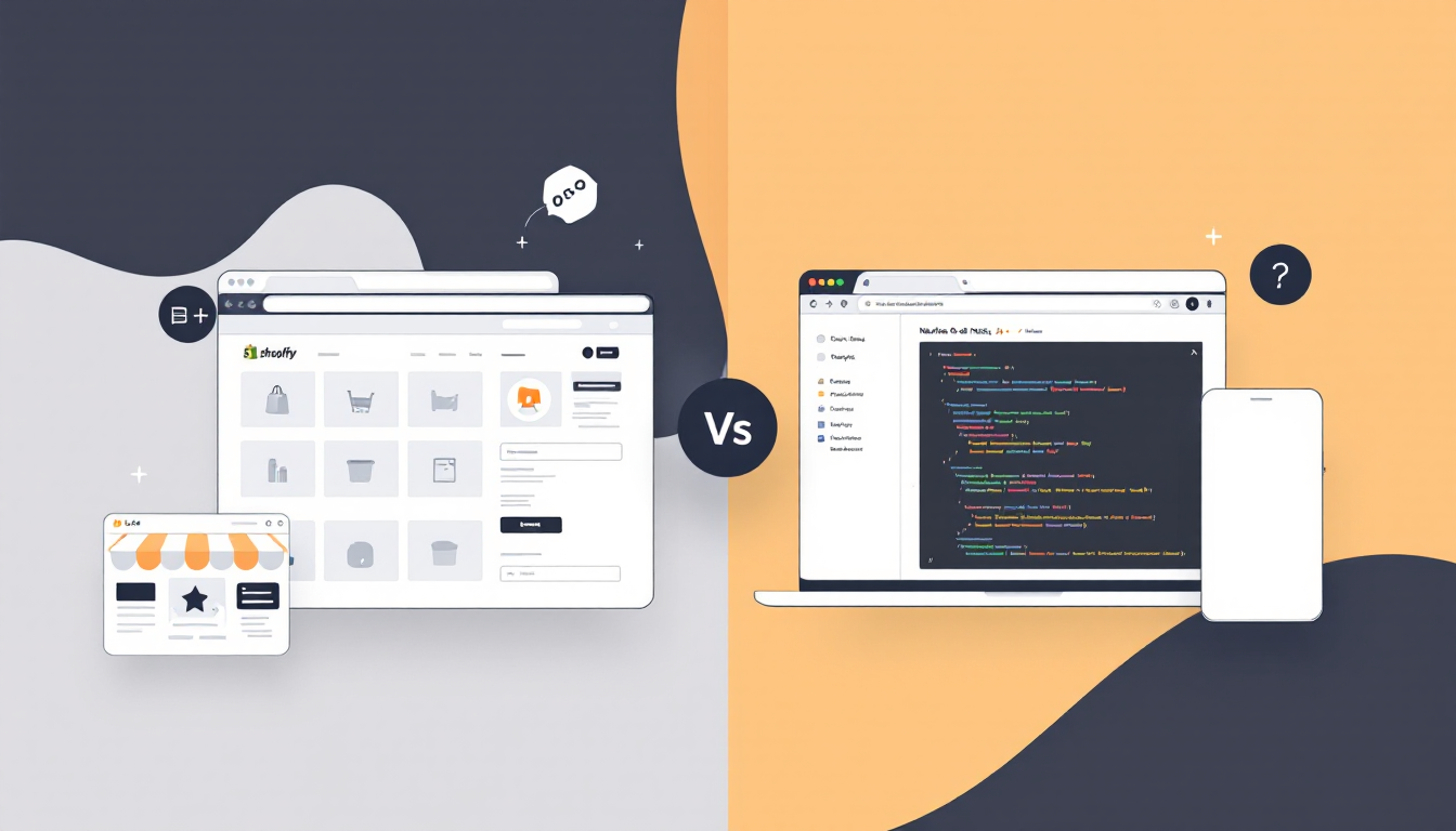 Shopify vs. Custom Next.js: The Complete Guide to Choosing Your eCommerce Platform